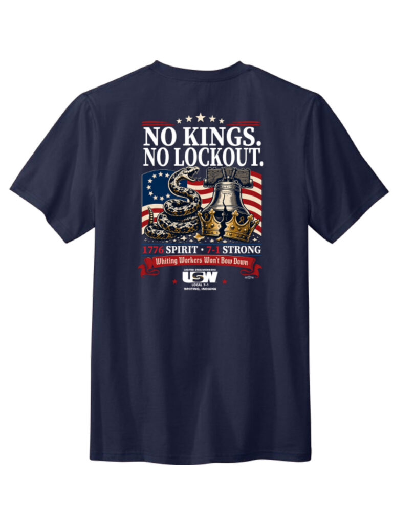 No Kings/No Lockout! Navy Comfort Tee